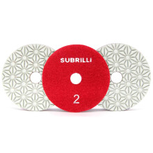 SUBRILLI Dry/Wet 3-vaiheiset timanttikiillotustyynyt 4"""" hiomalaikat Grit 2 graniittimarmoribetonille (3 kpl)