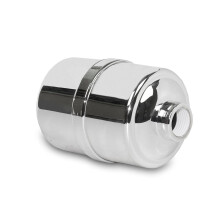 Crystal Quest Filtro doccia senza doccia - Chrome - Filtrazione multi -stadio avanzata per acqua pi pulita - Rimuove i metalli pesanti del cloro - p