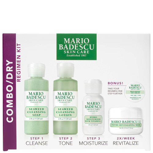 Mario Badescu Mario Badescu Kit 5 Pièces Peau Mixte/Sèche, Ensemble Cadeau Soins