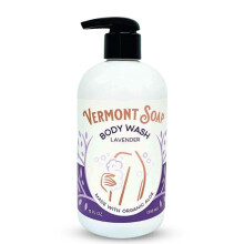 VERMONT SOAP Duschgel, natrliches Duschgel mit Sheabutter, mildes Gel-Krperwaschmittel fr feuchtigkeitsspendende und beruhigende Haut, parfmfreie