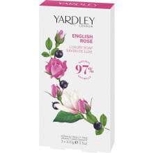 Sapone da bar di lusso di Yardley Rose Luxury Set per donne 3 conteggi