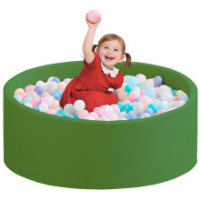 Zedachica Ballenbak voor peuters 35,43''x11,81 Baby Ballenbakken Zachte Memory Foam Ballenbakken Ronde Kinder Ballenbak Indoor Kinderen Spelen Ba