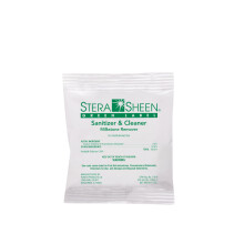 Box of 100 - 2 Ounce Stera -Sheen Green Label Sanitizer Packets (Purdy Products) SSG1002