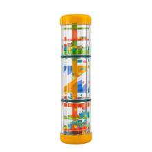 Rainmaker Baby Rain Stick-speelgoed voor kinderen: 8 inch Rainstick Sensorisch rammelaarspeelgoed voor baby's Shaker Rainfall Tubes Muziekinstrum