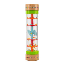 Musfunny Rainmaker Baby Rain Stick Toys for Kids: 8 inch Rainstick Sensory Rattle Toys for Babies Shaker Rainfall Tubes Musical Instrument -Color