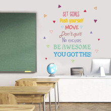 Iarttop colorat Citat inspira?ional Decaluri de perete Decaluri de clasa pentru copii Motivational spunnd