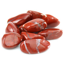 Cristalli di pietre per jasper rosse naturali lucidati lucidati e pietre curative in gran numero per la Wicca Reiki Healing Energy Stones Stones Stre