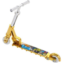 Galepromot Gold Mini Two Wheel Tiny Fingerboard Scooters Mini Finger Skateboards Finger Scooter Fingertip Movement Skateboard för fingerträning F