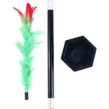 JJLFresheners 1 conjunto de varinha de magia negra para flor para jogar varinha de truque de mgica Truques de mgicos Close-up Adereo de mgica