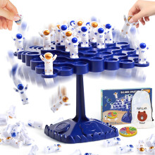 kykake 2 Player Board Games,Balance Game Tree Tabletop Puzzle Game Montessori Toy,Balance Board Game for Birthday Christmas Bulk Astronauts Board Game