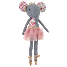 Stephen Joseph Tiny Dancers Stuffed Doll for Child or Toddler Toy Room or Kids Bedroom Decor Fancy Friends Stuffed Animals for Girls & Boys E