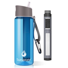 Sopravvissuto a 5 stadi 0,01 m Filtrazione Ultra-filtrazione Acqua Filtrata Materiale privo di BPA NSF/ANSI 42 e 372 Bottiglia per filtro per acqua p