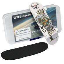 Wdtmeezu trä finger skateboard professionella fingerbrädor hjul med lager mini fingerbräda finger leksak för vuxna och barn-30mm farao