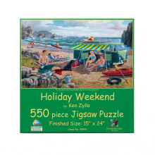 SUNSOUT INC  Holiday Weekend  550-teiliges Puzzle vom Knstler: Ken Zylla  fertige Gre 15 x 24 Zoll  MPN-Nr. 39991