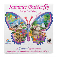 SUNSOUT INC  Summer Butterfly  1000-teiliges Puzzle in Form von Knstlerin: Lori Schory  MPN-Nr. 95092