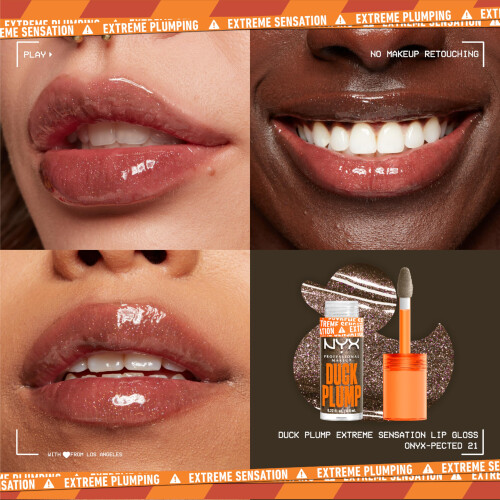 NYX Professional Makeup NYX Professional Makeup Gloss Duck Plump repulpant e brilhante Onyx-Pected 1