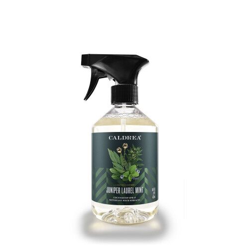 Caldrea Multi-Surface Countertop Spray Cleaner Made with Vegetable Protein Extract Juniper Laurel Mint Scent 16 oz