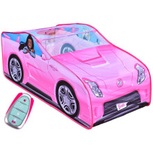 Barbie convertibile pop -up Tenda - Pink Princess Playhouse Car With Sounds & Key Fob Indoor and Outdoor Play