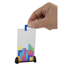 Vrldens minsta Tetris brdspel | Strategiskt pusselspel | Miniatyrspel | Brbar spnning fr resespel! - ldrarna 8 och uppt