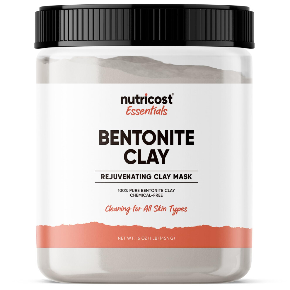 Nutricost Essentials Bentonite Clay (1 Lb) - Rejuvenating Clay Mask