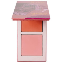 Juvia's Place Blushed Duo Rouge  zweifarbig pigmentiertes, aufbaubares, gepresstes Mineralpuder  rosige, natrliche Wangen, mattes, frisches Finish