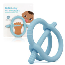 Frida Baby Get-A-Grip BabyTeether voor tandjesverlichting Paasmandvuller voor kinderen 100% food-grade siliconen bijtspeeltjes voor baby's 0-6 12
