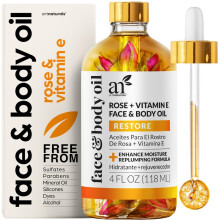 artnaturals, Gesichts- & Körperöl, Rose + Vitamin E, 4 fl oz (118 ml)