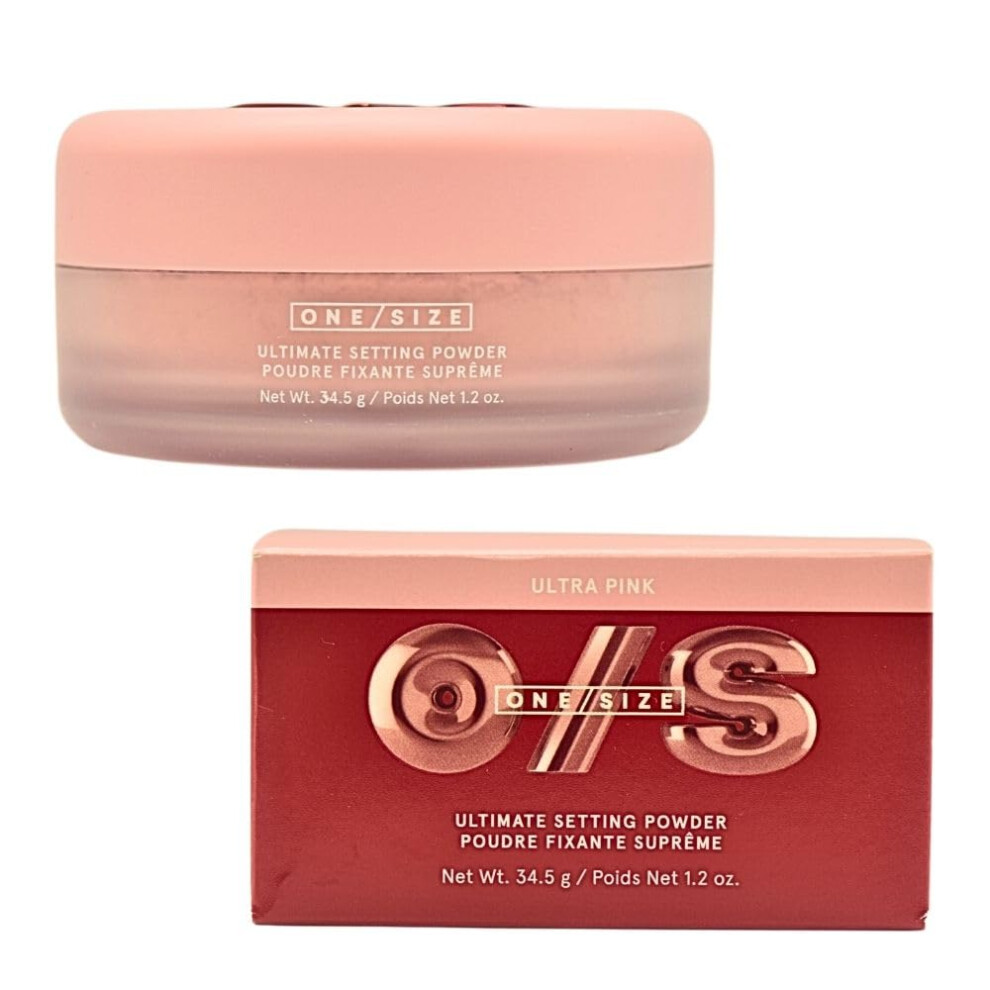 One Size Pink Ultimate Blurring Setting Powder Full Size - Ultra - For Fair To Medium Skin Tones