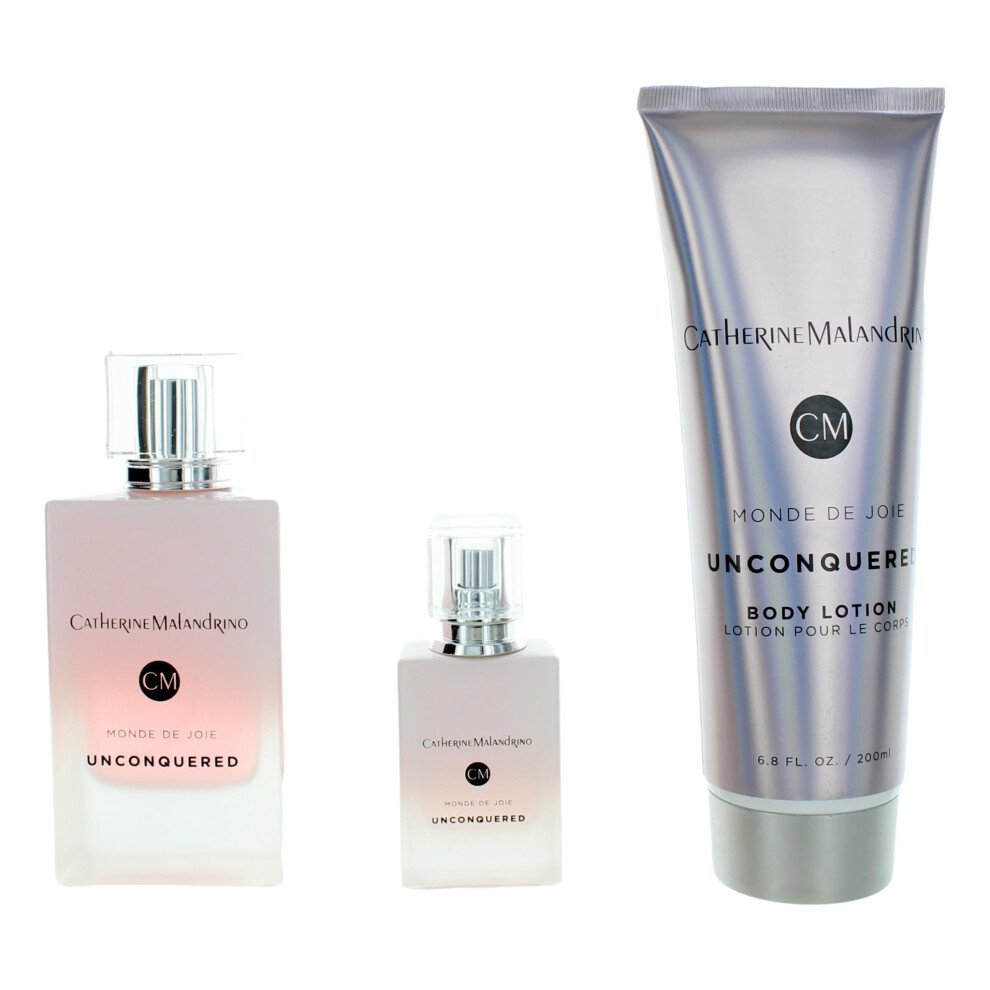 Unconquered Monde De Joie by Catherine Malandrino  3 Piece Gift Set for Women-image-OPC-PHRFQVW-NEW