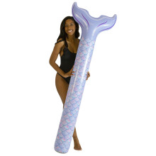 PoolCandy Mermaid Print Inflatable Toys Collection of Pool Floats Beach Balls Dipping Pools Pool Rafts & More. (Mermaid Swim Noodle with Tale)