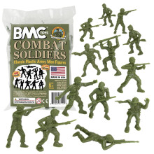 BMC Classic OD Army Men aus grnem Kunststoff  40-teilige Soldatenfiguren aus dem 2. Weltkrieg  hergestellt in den USA