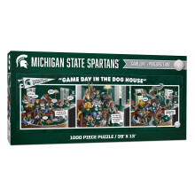 YouTheFan NCAA Michigan State Spartans Game Day in The Dog House 1000-teiliges Puzzle
