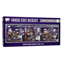 YouTheFan NCAA Kansas State Wildcats Game Day in The Dog House 1000-teiliges Puzzle