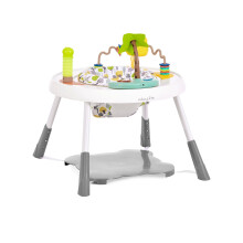 Dream On Me Curio Sit N Seek Centro de atividades para bebs em limo Centro de atividades 2 em 1 e mesa de jogos com 3 brinquedos removveis e m