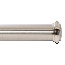 Ivilon fnstergardinstng dekorativ ndlocksdesign 1 tums stng 16 till 28 tum (sidogardinstng) Borstad nickel