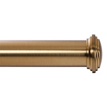 Ivilon fnstergardinstng dekorativ ndlocksdesign 1 tums stng 28 till 48 tum. Varmt guld