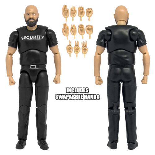 Ultimate Security Guard avec articulation de luxe pour les figurines de lutte 1