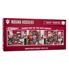 YouTheFan NCAA Indiana Hoosiers Game Day in The Dog House 1000-teiliges Puzzle