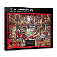 YouTheFan NHL Chicago Blackhawks Barnyard Fans 500-teiliges Puzzle