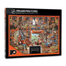 YouTheFan NHL Philadelphia Flyers Barnyard Fans 500-teiliges Puzzle