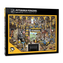 YouTheFan NHL Pittsburgh Penguins Barnyard Fans 500-teiliges Puzzle