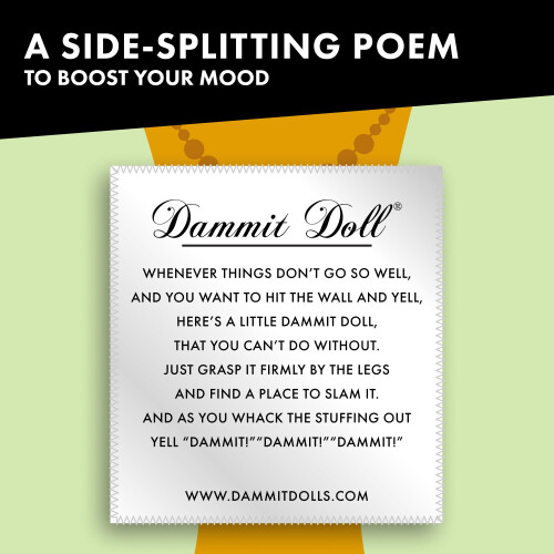 Dammit Docka - Limited Edition - Dammit Iris Awditor Docka - Stressavlastning, Skämtpresent 1