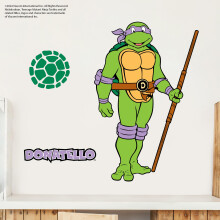 Teenage Mutant Ninja Turtles Decaluri de perete - Set de 10 Tmnt Vinil Vinil Autocolant decora?iuni pentru dormitor - Decola?ie de decojire ?i st