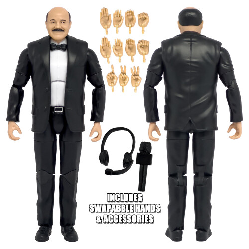 Ultimate Classic Booter Commentator con Deluxe Articulation for Wrestling Action Figures 1