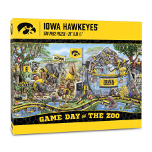 YouthEfan NCAA Iowa Hawkeyes Day la Zoo 500pc Puzzle