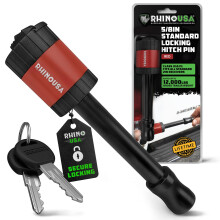Rhino USA Trekhaakpen (2 inch) Gepatenteerde 5/8"""" Vergrendelende Ontvanger Trekpennen voor Klasse III IV Trekhaken - Weerbestendige Anti-Diefsta