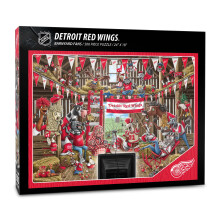 YouTheFan NHL Detroit Red Wings Barnyard Fans 500-teiliges Puzzle