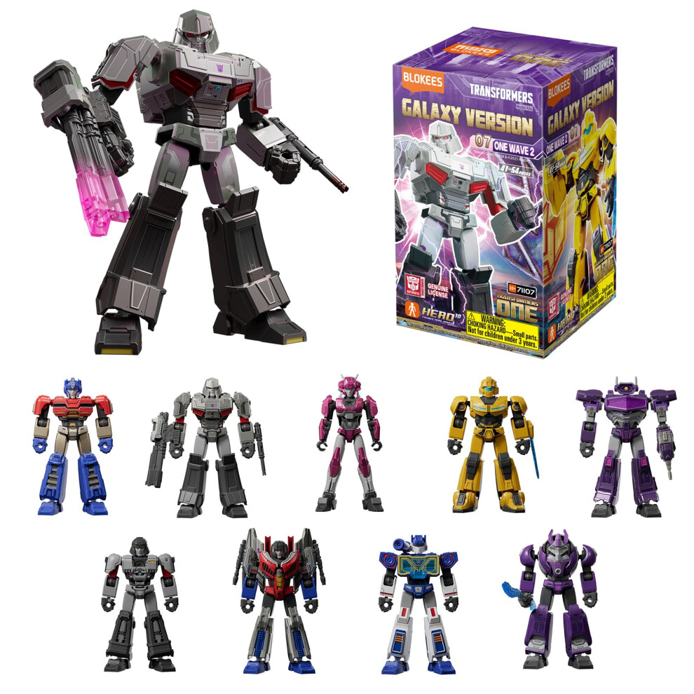 Photos - Action Figures / Transformers BLOKEES Figures Transformers Galaxy Version 07 One Wave 2 Model Kits for Ages 10+ | Collectible Action Figure Building Set |