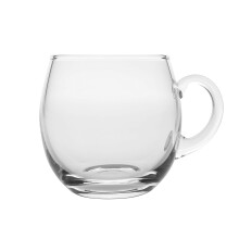 Barski Europische Qualitt handgefertigtes Glas 4er-Set Punschbecher mit Griff jeder Becher ist 12 oz.