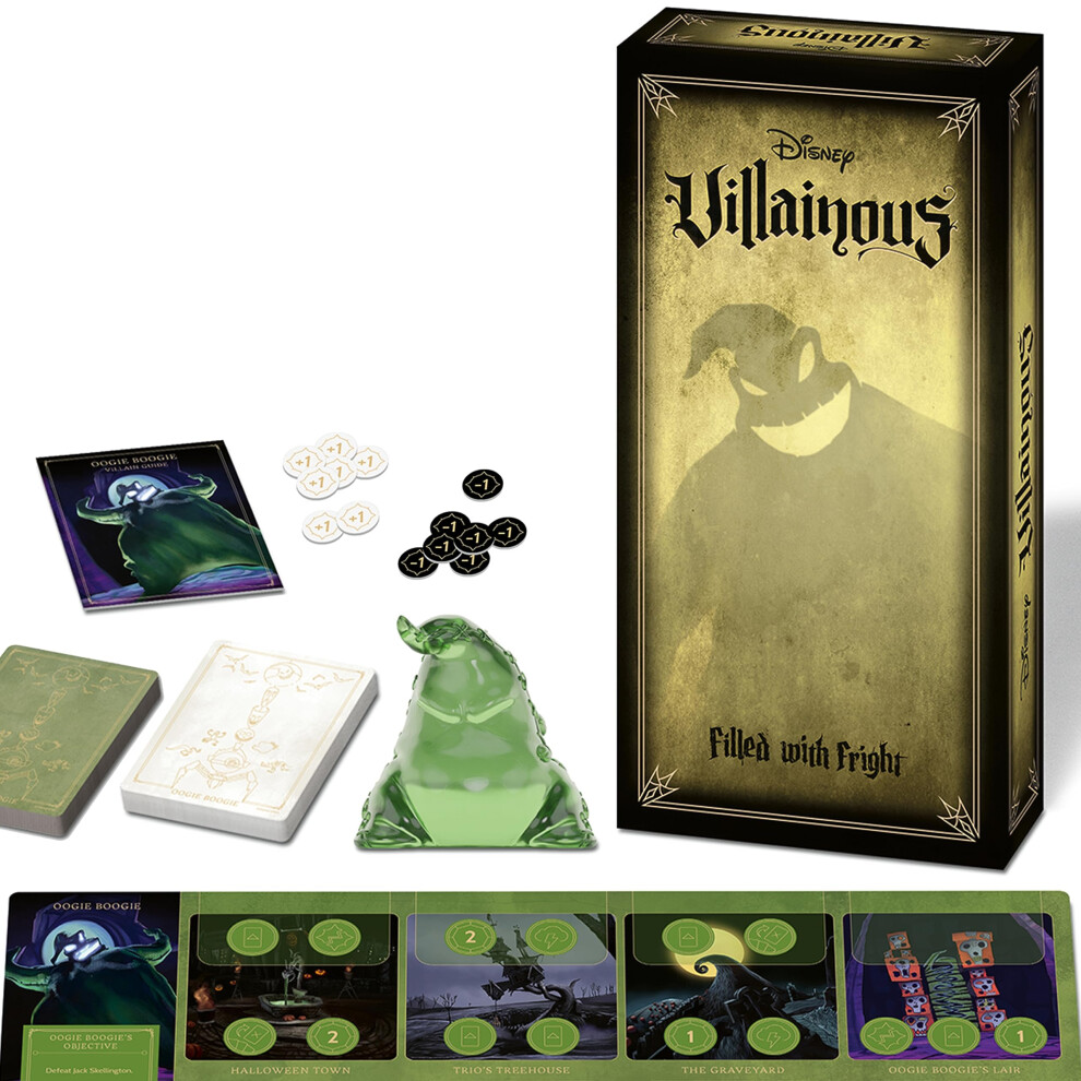 Photos - Board Game Ravensburger Disney Villainous: Filled with Fright - Strategy  for Age 10 & Up | Newest Expansion | Award-Winning 